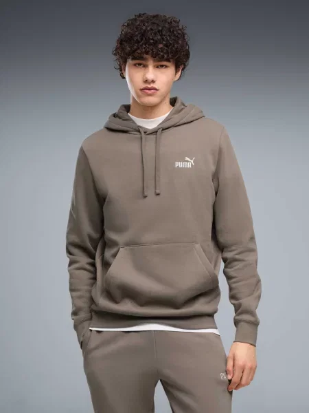 Худи Puma с лого бежевое