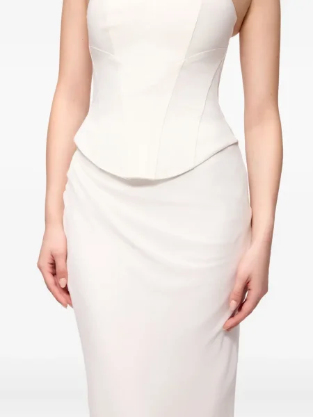 Fusta maxi V:pm Atelier drapată alb