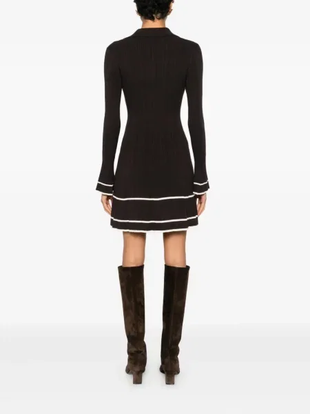 Rochie mini Twinset de costum maro