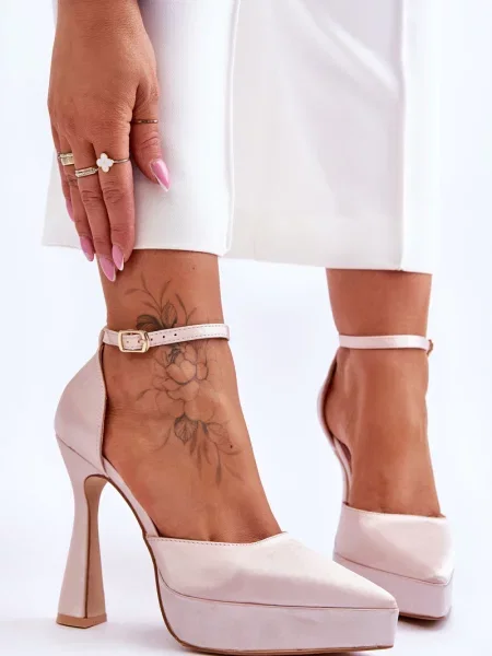 Pantofi cu toc Boto roz