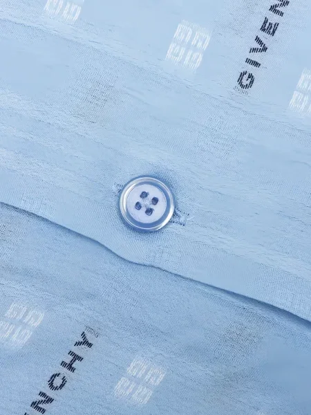 Cămașă Givenchy cu autograf albastru