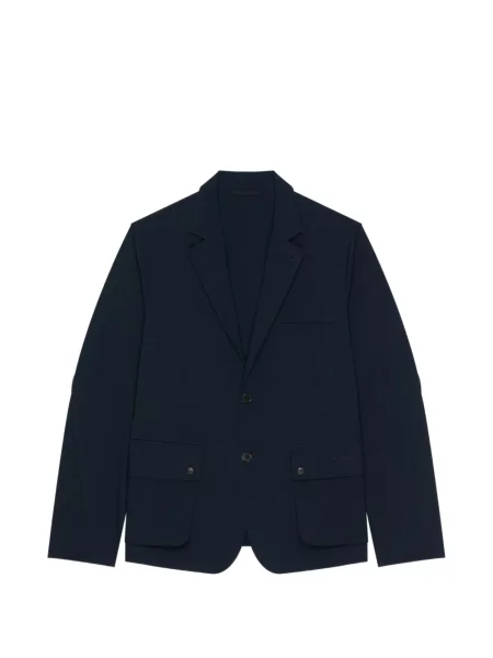 Geacă Givenchy cu broderie albastru