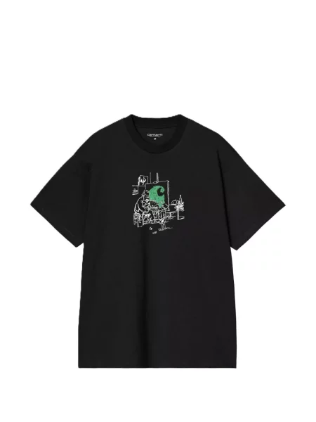 Koszulka Carhartt Wip z nadrukiem czarna