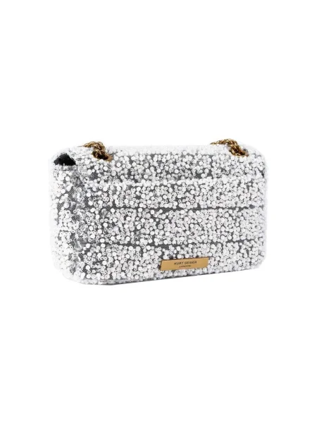 Geanta crossbody Kurt Geiger argintiu