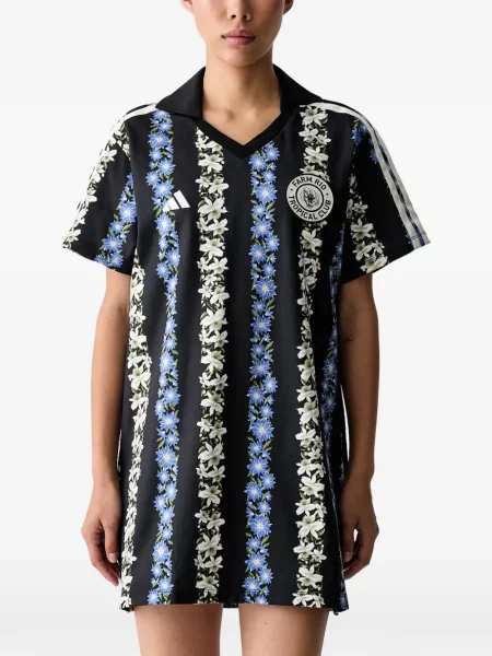 Hanorac Adidas cu broderie cu dungi alergare roz
