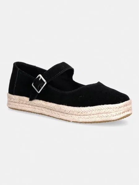 Toms espadryle Mary Jane zamszowe CAROLINA MARY JANE czarne