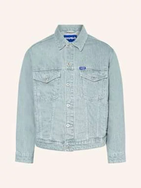 Hugo Blue Džínová Bunda Dex bright green modrá