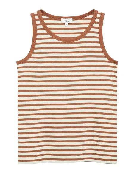 S.Oliver Top crem / caramel maro