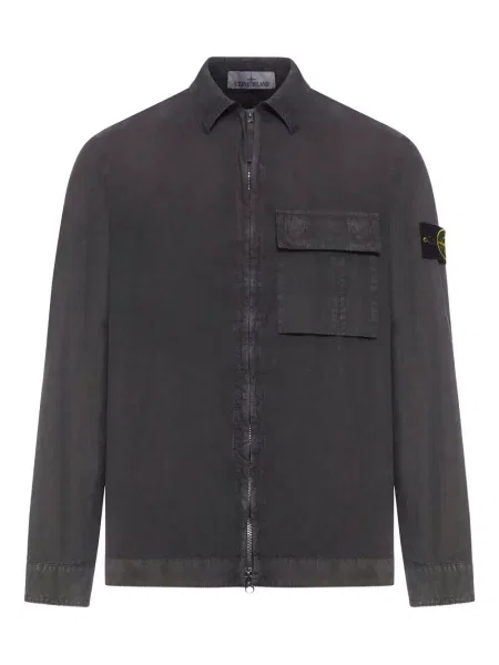 Риза Stone Island камъни сиво