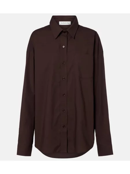 Cămașă The Frankie Shop maro
