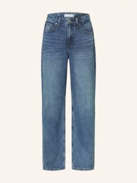Good American Dżinsy Z Szerokimi Nogawkami Good blau niebieskie