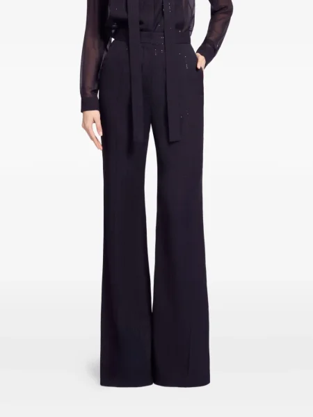 Pantaloni Elie Saab cu dungi negru