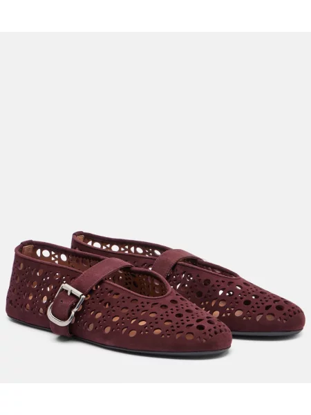 Salonarji Alaia iz semiša vijolična