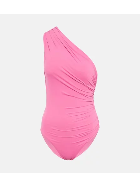 Plavky Melissa Odabash na jedno rameno růžové