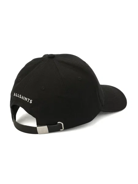 AllSaints Čiapka Gothic / biela čierna