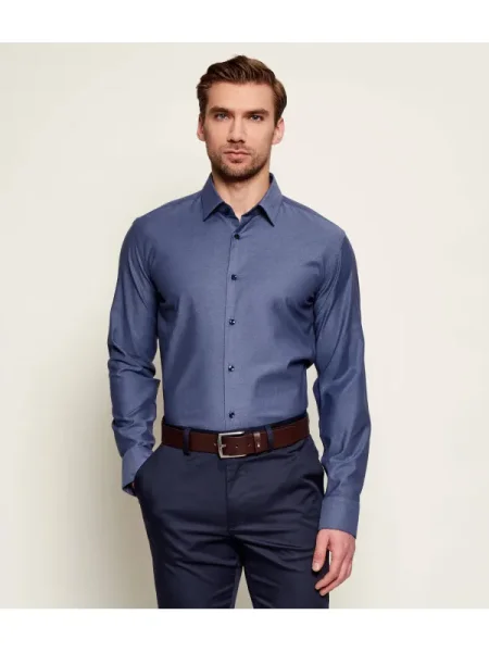 BOSS BLACK Cămașă | easy iron negru