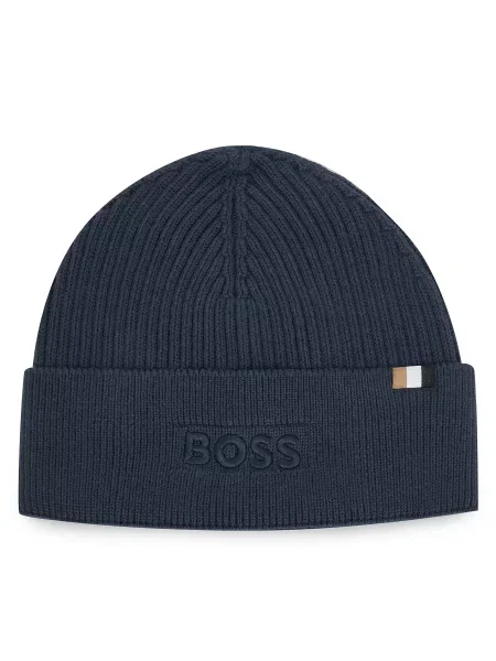 Čepice BOSS modrý