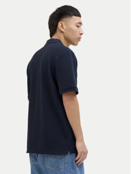 JACK & JONES Majica JJEAUSTIN morsko plava bijela