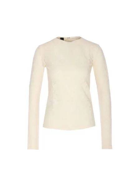 Sweter Pinko wełniany beżowy