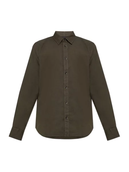 Koszula Rag & Bone ze stretchu zielona