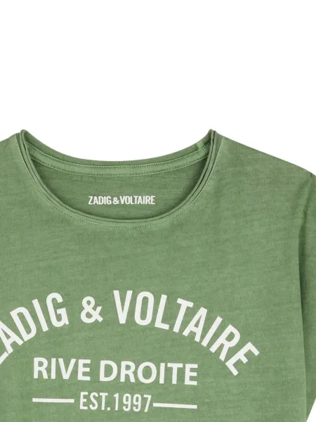 Koszulka dziecięca Zadig & Voltaire zielona