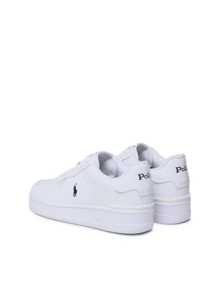Sneakersy Ralph Lauren Court skórzane białe