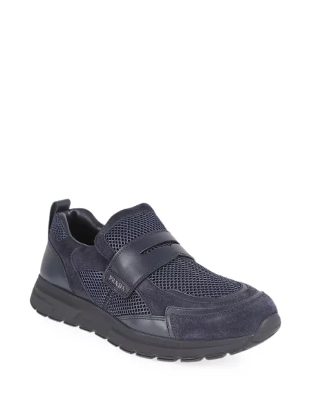 Chiloți Prada slip-on plasă albastru