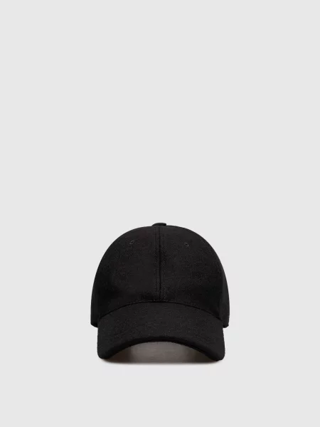 Кепка з вовни Saint Laurent чорна