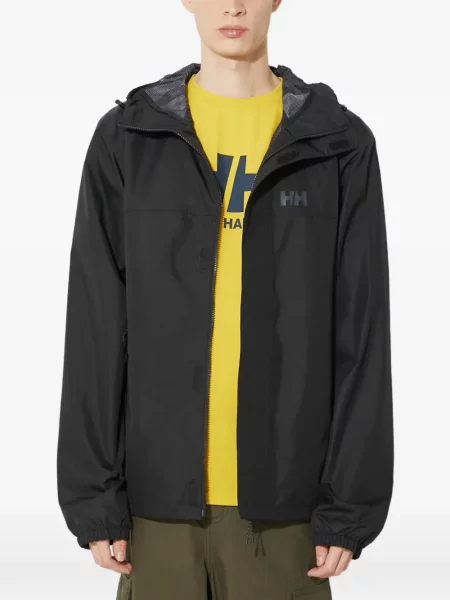 Geacă Helly Hansen cu glugă cu imagine negru