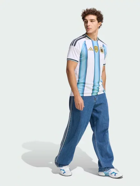 Переработанный футболка Adidas белая