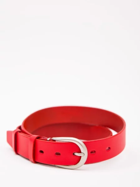 Ремень Ager с ремешками красный