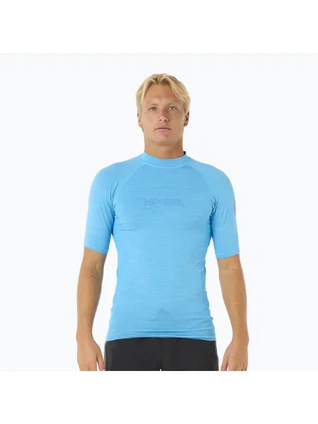 Tricou de înot pentru bărbați Rip Curl Dawn Patrol UPF Performance blue paint albastru