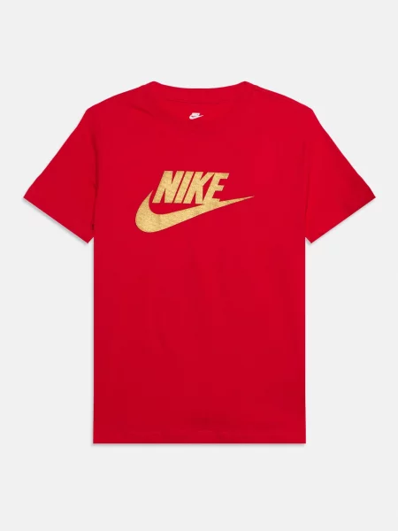 Nike Sportswear Marškinėliai auksas raudona