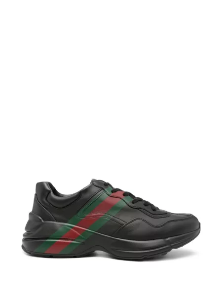 Sneakerși Gucci Rhyton cu dungi negru