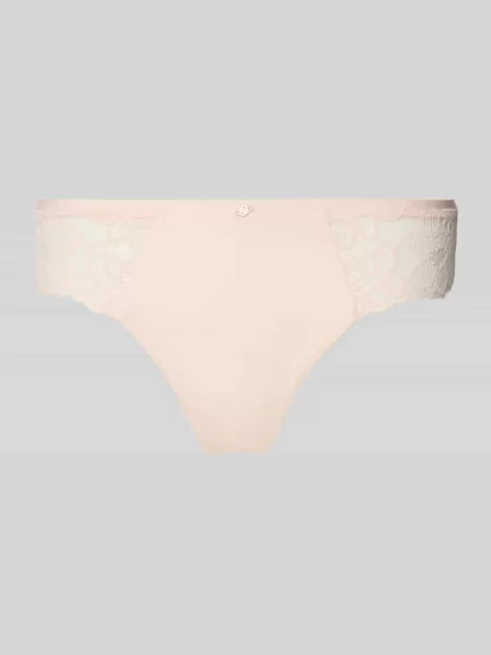 Stringi z obszyciem koronką model THONG_BLOSSOM' Boss różowe