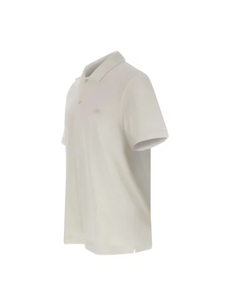 Polo Lacoste Classic Fit Textured czysty L biały