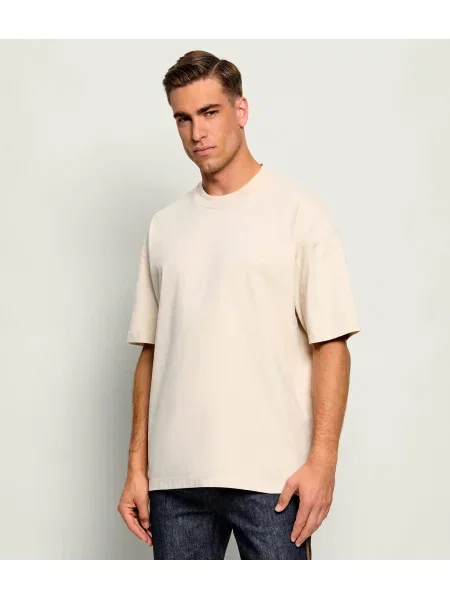AllSaints Tricou Xander | Oversize fit bej