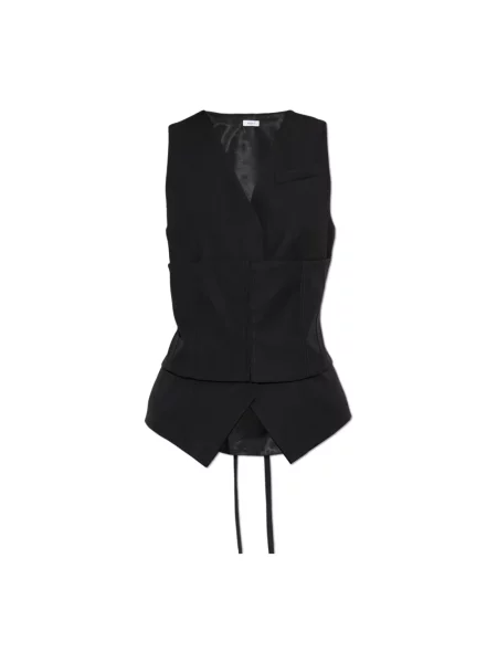 Kamizelka Alexander Mcqueen wełniana czarna