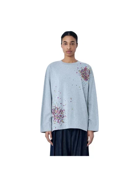 Bluza Dries Van Noten z dżerseju szara