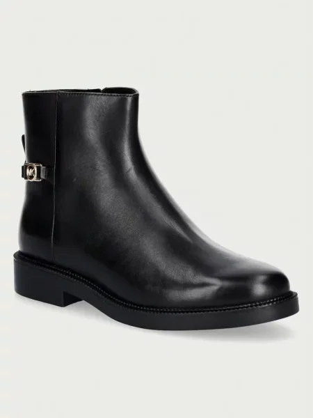 MICHAEL Michael Kors botine pentru femei din piele Mandy Bootie negru