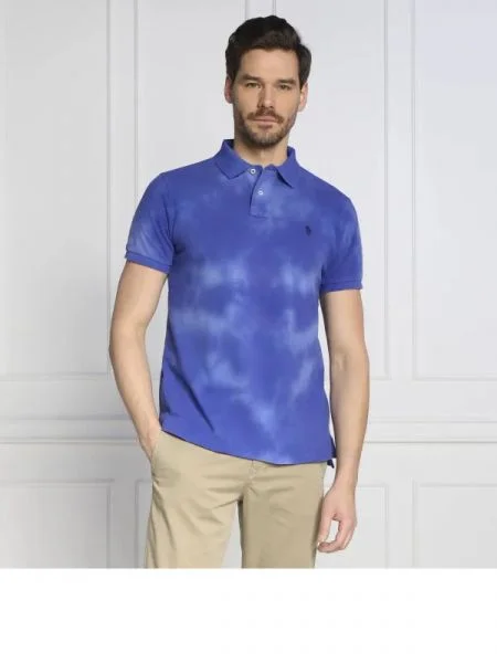 POLO RALPH LAUREN Tenisz póló | Custom fit kék