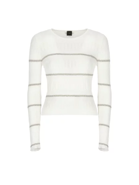 Sweter Pinko elegancki biały