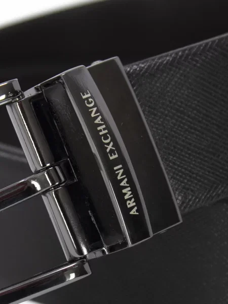 Armani Exchange Curea bărbați negru