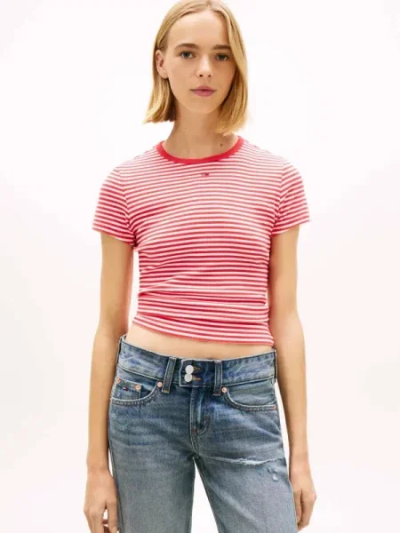 Tommy Jeans Póló piros
