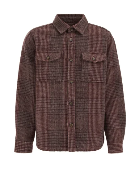 WE Fashion Košile tmavě červená