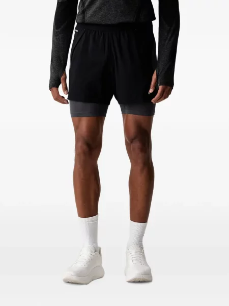 Pantaloni scurți Asics cu imagine violet