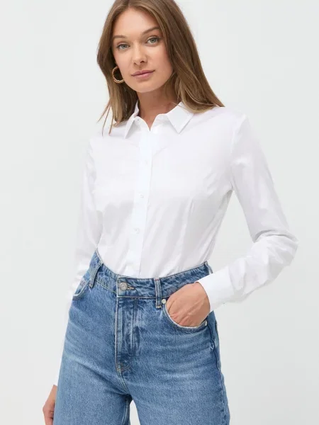 GUESS Bluză Cate' alb