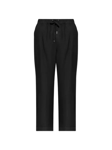 Pantaloni Allsaints cu cordon negru
