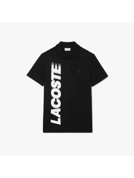 Поло Lacoste черное
