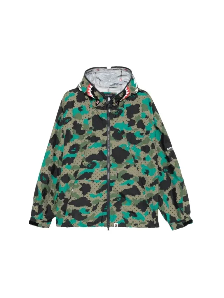 Kurtka A Bathing Ape® z kapturem zielona